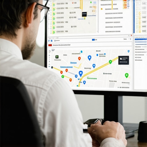 Advanced Henderson Local SEO Strategies SEO expert analyzing Henderson Google Maps rankings with charts and maps.