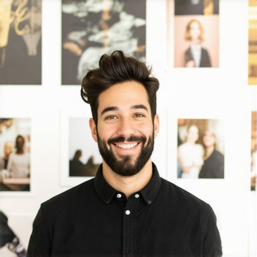 Business owner sharing local community photos on Google My Business