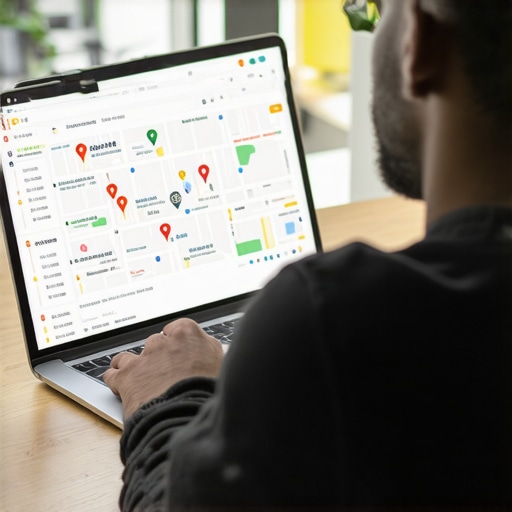 Henderson Local SEO Analysis Marketing professional analyzing local SEO charts for Henderson