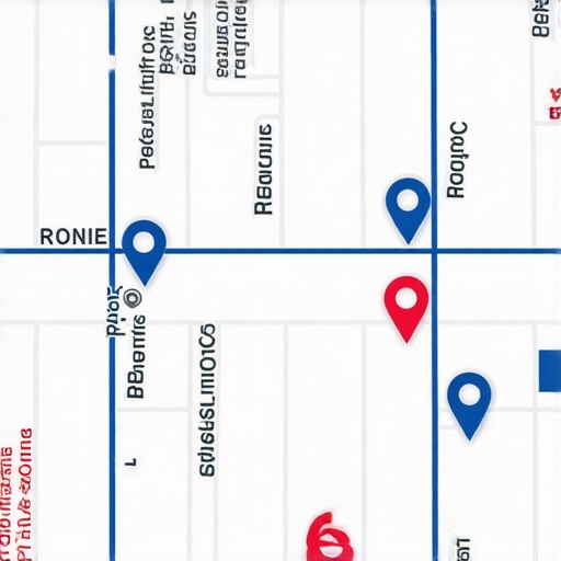 Optimized Henderson Business Map with Reviews Henderson business map highlighting optimized locations and reviews