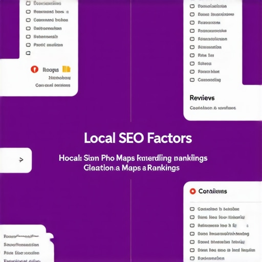 Infographic illustrating key elements influencing Henderson's Google Maps rankings