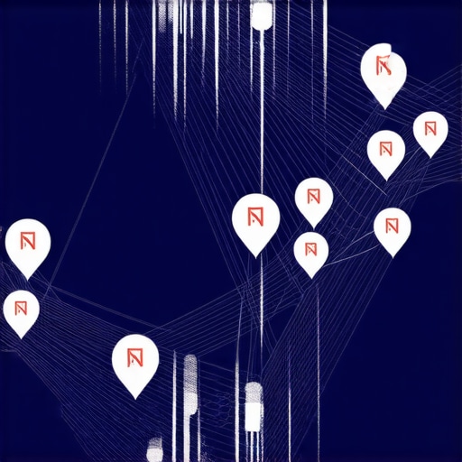 Local Citation Network Diagram illustrating how local citations and backlinks improve Henderson Google Maps rankings.