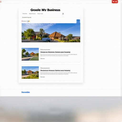 Close-up of a Google My Business dashboard with Henderson business details