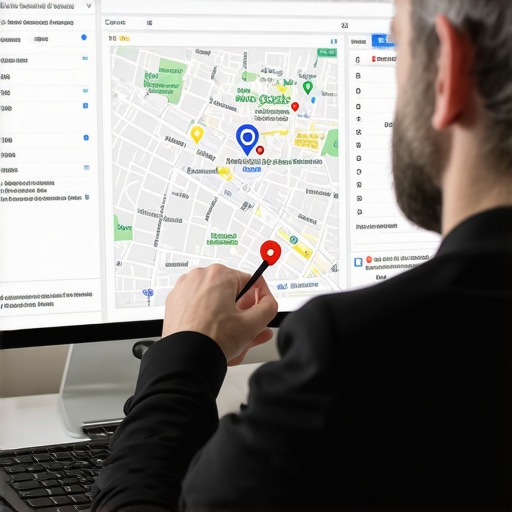 Business owner reviewing Henderson local SEO performance on a computer screen.