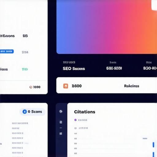 Digital dashboard displaying Henderson local SEO performance metrics.