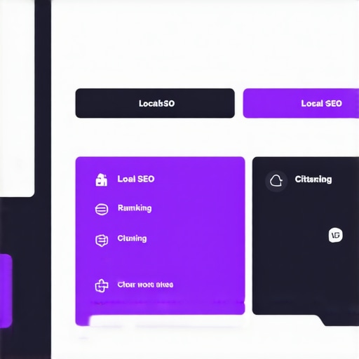 Screenshot of a local SEO ranking and citation analysis dashboard for Henderson