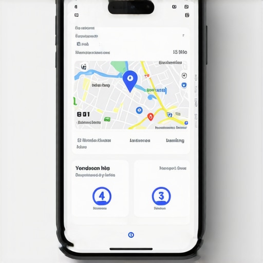 Smartphone showing Henderson local SEO analytics and Google Maps rankings.