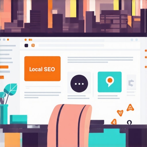 A workspace with SEO dashboards displaying Henderson's local search metrics.