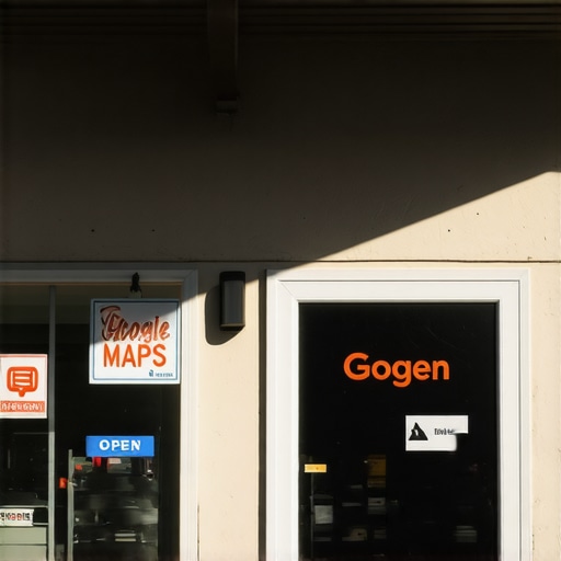 Bright Henderson storefront with Google Maps pin and open sign