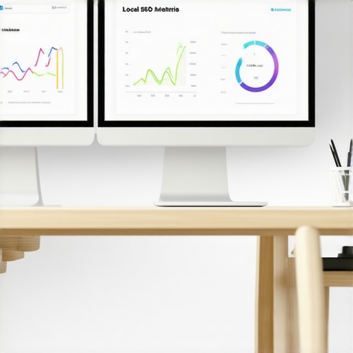 BrightLocal and GGrow dashboards displaying local search rankings and review management metrics.